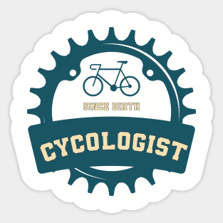 Cycologist vintage Sticker